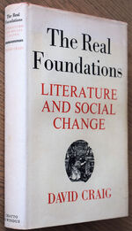 THE REAL FOUNDATIONS Literature And Social Change