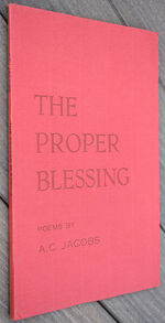 THE PROPER BLESSING With Additional Poems