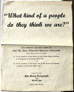 What Kind Of A People Do They Think We Are?