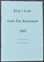 King's Lynn Land Tax Assessment 1692/3