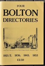 Four Bolton Directories 1821-22, 1836, 1843, 1853