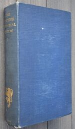 THE SCOTTISH HISTORICAL REVIEW Being A New Series Of The Scottish Antiquary Established 1886 - Volume First