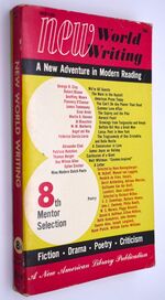 NEW WORLD WRITING Eighth Mentor Selection
