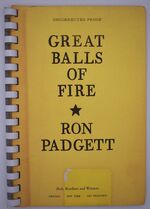 Great Balls of Fire [Uncorrected Proof]