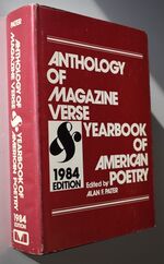Anthology Of  Magazine Verse And Yearbook of American Poetry 1984 Edition