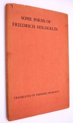 Some Poems Of Friedrich Holderlin