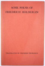 Some Poems Of Friedrich Holderlin