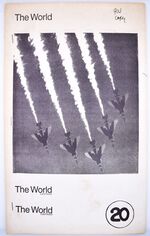 THE WORLD A New York City Literary Magazine No.20 10/70