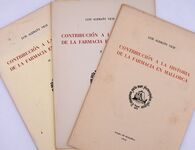 Contribucion A La Historia De La Farmacia En Mallorca [Parts I to III]