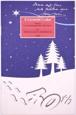 A CHRISTMAS CRACKER Being A Commonplace Selection 2009 [SIGNED]