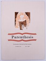 PARENTHESIS The Newsletter Of The Fine Book Press Association, No. 1, May 1998