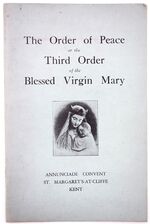 THE ORDER OF PEACE Or The Third Order Of The Blessed Virgin Mary
