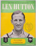 LEN HUTTON The Story Of A Great Cricketer [Signed by subject]