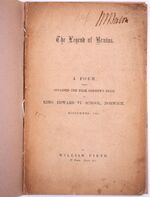 THE LEGEND OF BRUTUS. A Poem Which Obtained The High Sheriff's Prize At King Edward VI School, Norwich, Midsummer, 1860