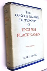 The Concise Oxford Dictionary Of English Place Names [+ MSS Letter]