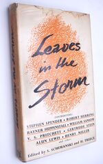 LEAVES IN THE STORM A Book Of Diaries Edited With A Running Commentary