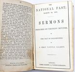 THE NATIONAL FAST; March 24, 1847. Sermons Preached By Eminent Divines, On The Day Of Solemnities Of Great National Calamity [+ 34 other tracts]