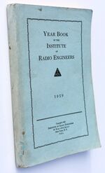 Year Book Of The Institute Of Radio Engineers 1929