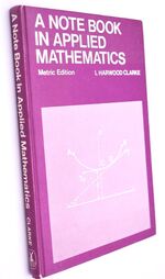 A Note Book In Applied Mathematics