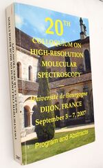 20th Colloquium On High-Resolution Molecular Spectroscopy - Program And Abstracts