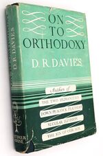 On To Orthodoxy