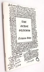 THE GEDYE GENESIS An Account Of The Gedye Family From The Earliest Records To The Beginning Of The Nineteenth Century, With Giddy Connections [SIGNED]
