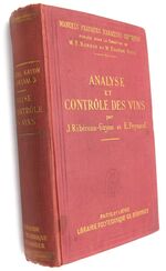Analyse Et Controle Des Vins