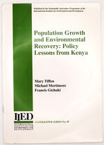 POPULATION GROWTH AND ENVIRONMENTAL RECOVERY: Policy Lessons From Kenya