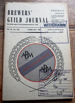 BREWERS' GUILD JOURNAL February 1967 Vol.53 No.628