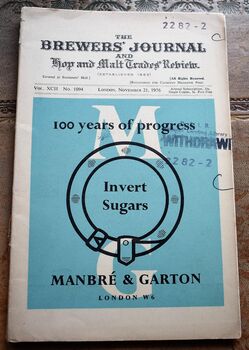 THE BREWERS' JOURNAL and HOP & MALT TRADES' REVIEW November 21 1956 Vol.XCII No.1094