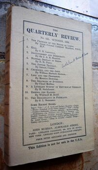 The Quarterly Review No.522 October 1934