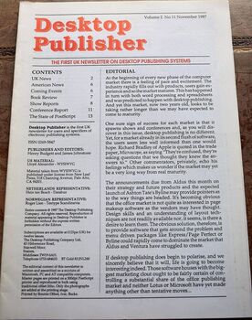 Desktop Publisher volume 2 no.11 November 1987