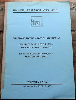 Electronic Editing - Nice Or Necessary?