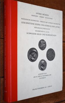 Antike Münzen : Griechen - Römer - Byzantiner  Phönizische Kleinkunst - Objekte Mit Antiken Inschriften Geschnittene Steine Und Schmuck Der Antike Renaissance Medaillen Goldmünzen 14. - 20. Jh. Schweizer Gold- Und Silbermünzen Auktion XXIV Montag, den 19.