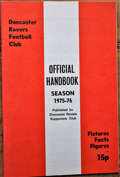Doncaster Rovers Football Club Official Handbook 1975-76