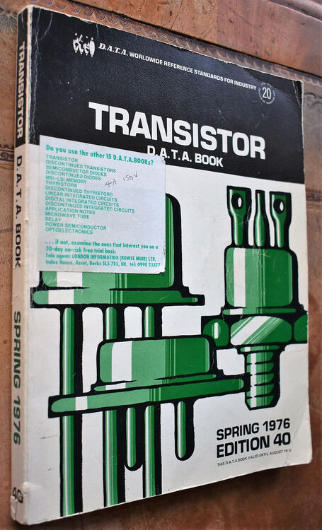 Transistor D.A.T.A. Book Spring 1976