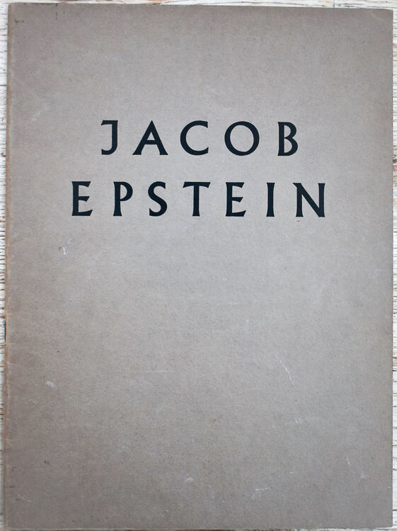 JACOB EPSTEIN Book Of Illustrations