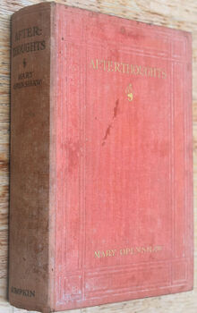 Afterthoughts