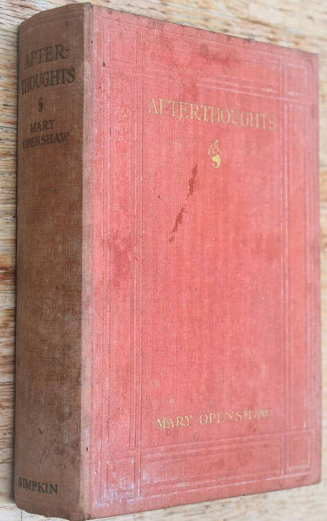 Afterthoughts