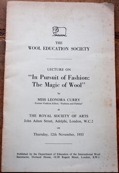 In Pursuit Of Fasion: The Magic Of Wool