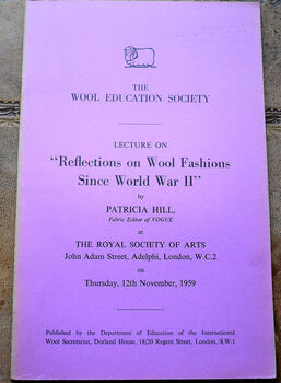 Reflections On Wool Fashions Since World War II