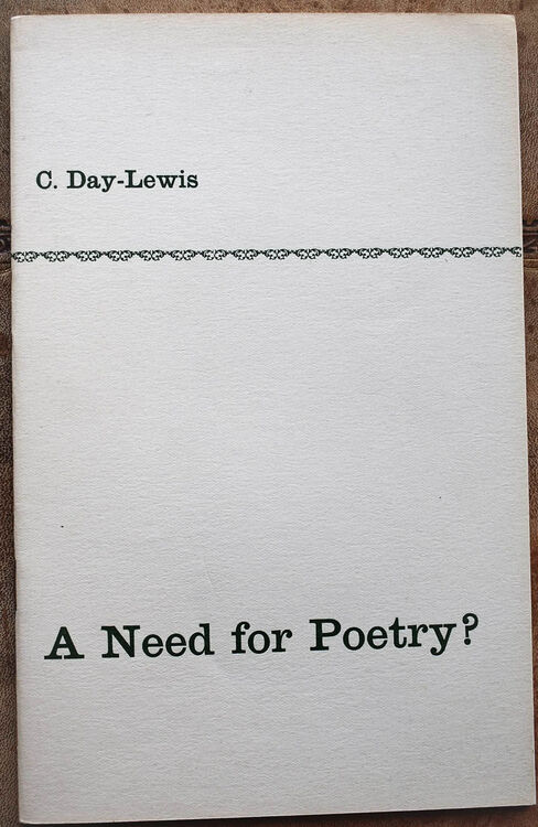 A Need For Poetry?