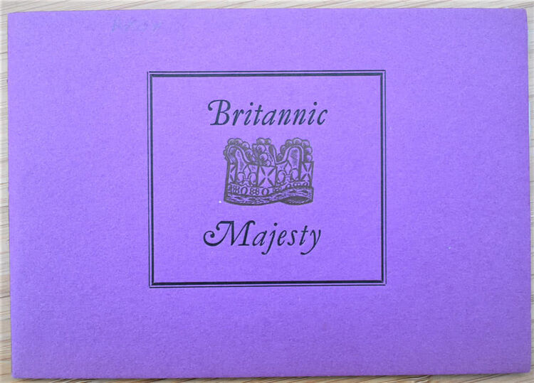 BRITANNIC MAJESTY A Set Of Woodengravings By Peter Forster