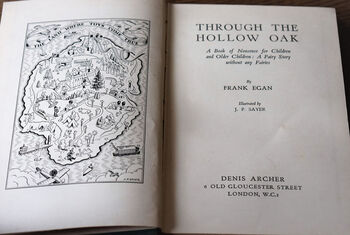 THROUGH THE HOLLOW OAK A Book Of Nonsense For Children And Older Children : A Fairy Story Without Any Fairies
