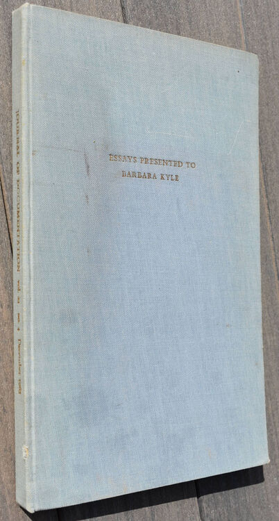 ESSAYS PRESENTED TO BARBARA KYLE (The Journal Of Documentation, Volume 21 Number 4 December 1965)