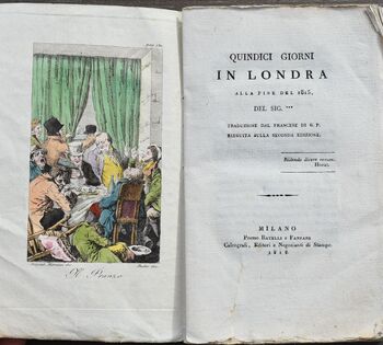 Quindici Giorni In Londra Alla Fine Del 1815, Del Signor ***