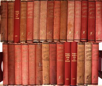 FORES'S SPORTING NOTES & SKETCHES A Quarterly Magazine Descriptive Of British, Indian, Colonial And Foreign Sport [Complete 29 volume run 1884-1912]