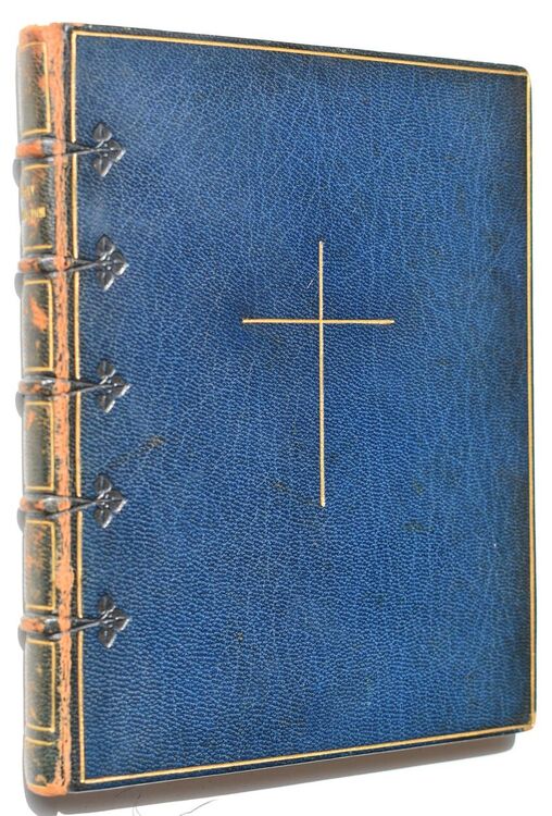 HOLY COMMUNION Illuminated Edition Old English Text; The Initials and Borders Beautifully Printed In Colour After The Style Of 14th Century MSS