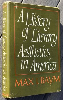 A History Of Literary Aesthetics In America
