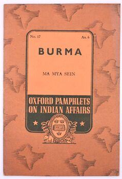 Burma [Oxford Pamphlets On Indian Affairs No.17]